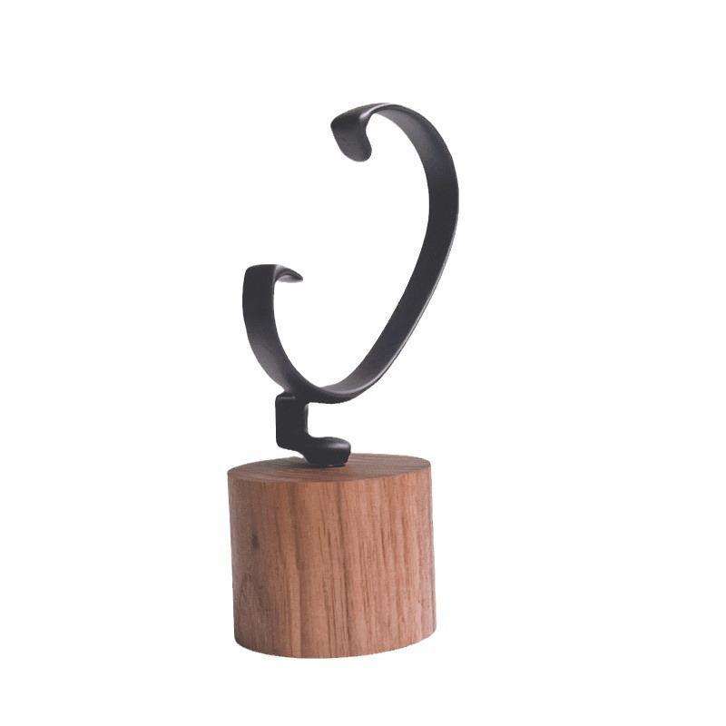Jewelry And Watches Inc - 1 Stück C-förmiger Uhrenhalter aus Holz,