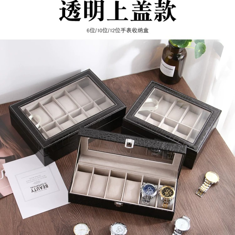 Europäische Leder-Uhrenaufbewa – Watch Display Box Bewertung und Preis