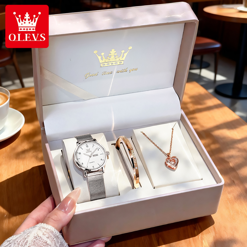 OLEVS 2996 Damenuhren Original – Watch Display Box Bewertung und Preis